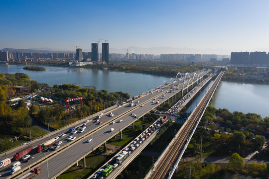 航拍路橋高速路