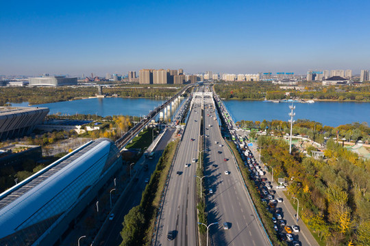 航拍路橋高速路