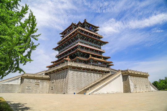 山西永濟(jì)鸛雀樓
