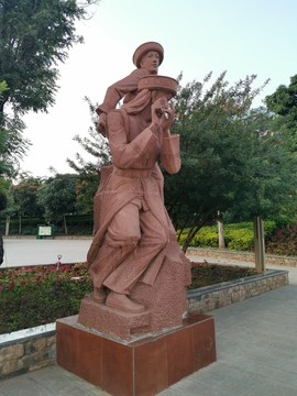 少數(shù)民族文化表演藝術(shù)主題雕塑
