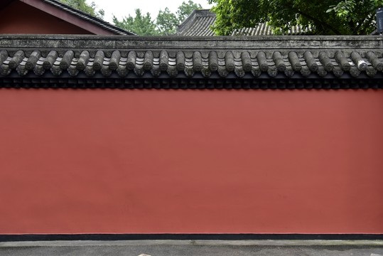 青瓦紅墻