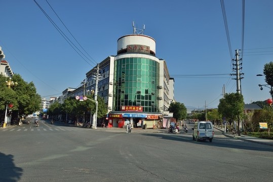 井岡山市龍市鎮(zhèn)街景