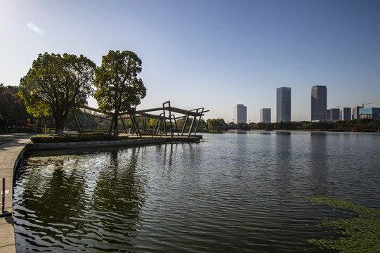 尚賢河濕地公園景觀