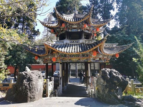 中式雙層亭子