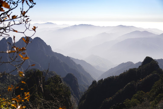 登黃山天下無山