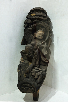 婺源江灣木雕展品
