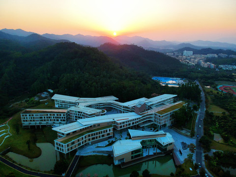 珠海風光之日落鳳凰山