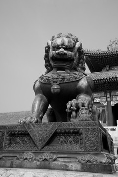 故宮獅子雕像