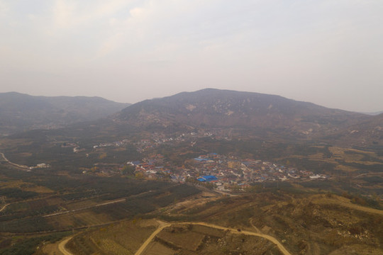 航拍盤山公路