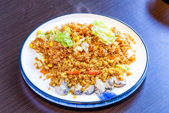 海蠣子炒飯