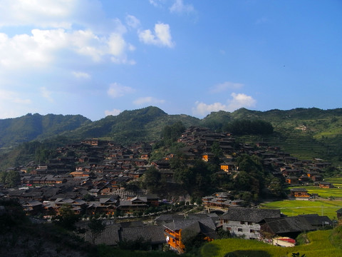 貴州西江千戶苗寨風(fēng)景