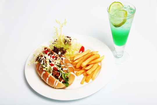 薯條面包套餐