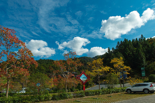 金寨縣天堂寨秋景