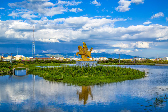 青海原子城在那遙遠(yuǎn)的地方雕塑