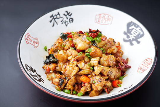 紫蘇爆炒牛蛙3