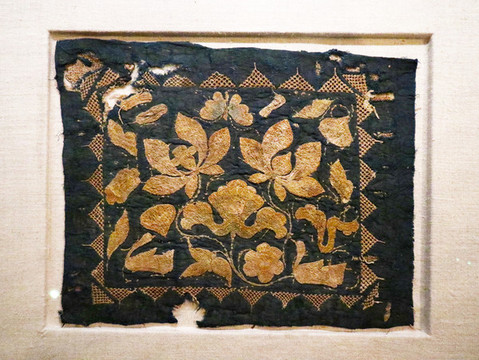 元代絲綢刺繡