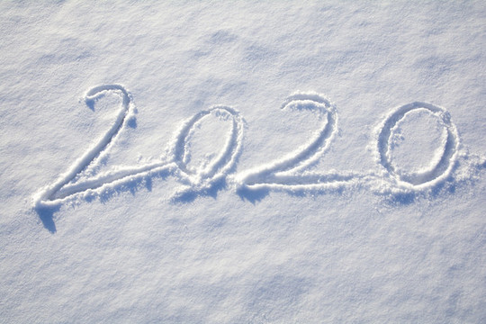 雪地書法2020