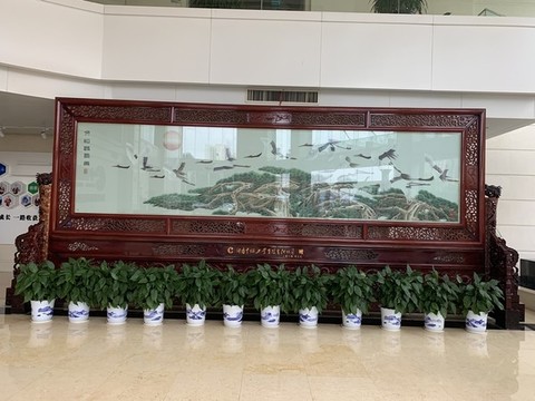 中式古典屏風