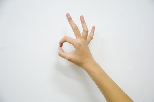 OK手勢(shì)造型