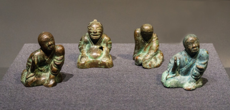 漢代人形銅鎮(zhèn)