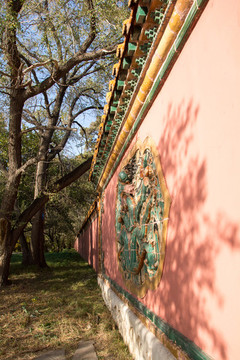 公園中的古代建筑