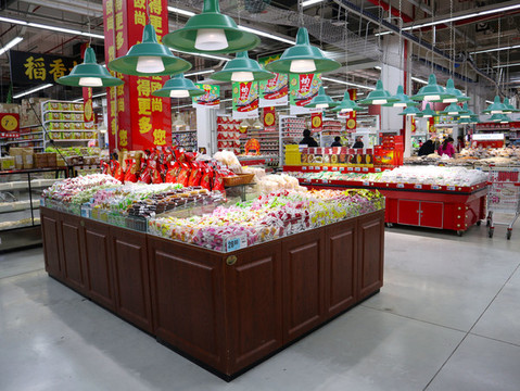 超市食品區(qū)