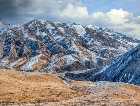 甘肅祁連山雪山