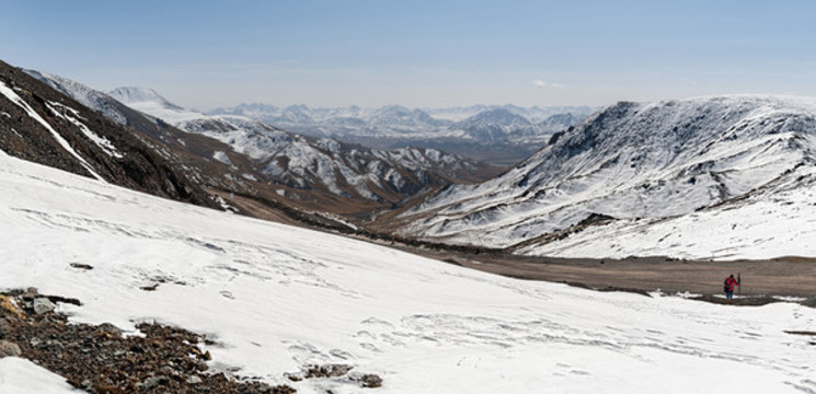 甘肅祁連山雪山
