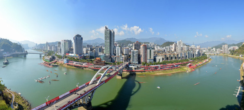 城市風(fēng)光全景
