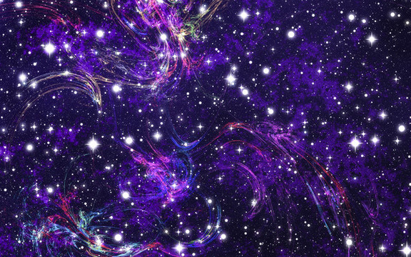 星空婚禮舞臺背景