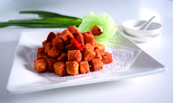 椒鹽豆腐