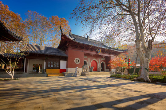 攝山棲霞寺秋色