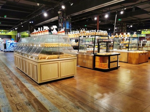 超市內(nèi)景陳設(shè)展架