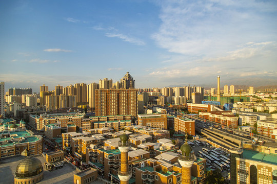 烏魯木齊市區(qū)全景