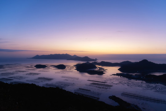 霞浦花竹海灘日出福瑤列島