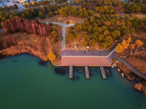 江蘇省淮安市陽光湖冬景