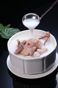 天麻燉乳鴿