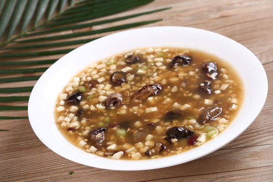 燕麥菌菇煮海參