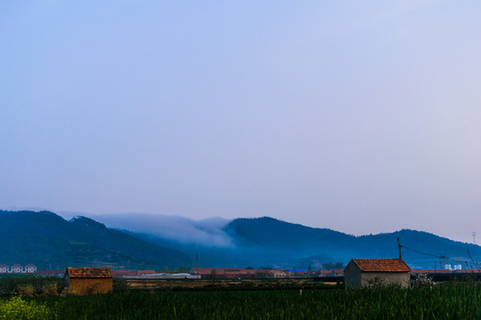 傍晚的鄉(xiāng)村