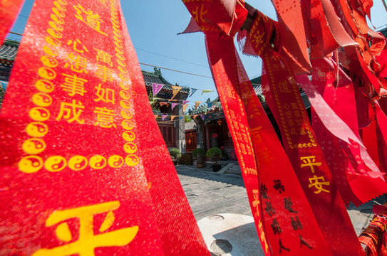 北京火德真君廟祈福結(jié)