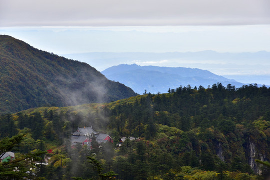 峨眉山云海風光