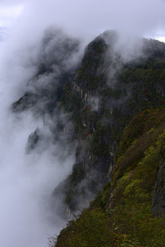 峨眉山云海風光