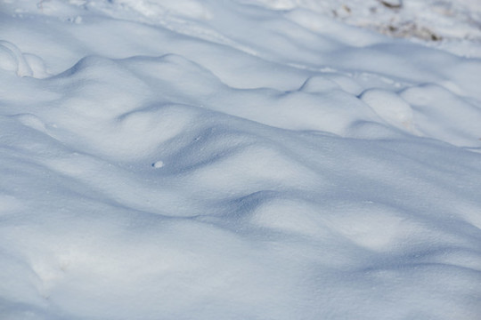 白色的雪地地質地貌背景圖