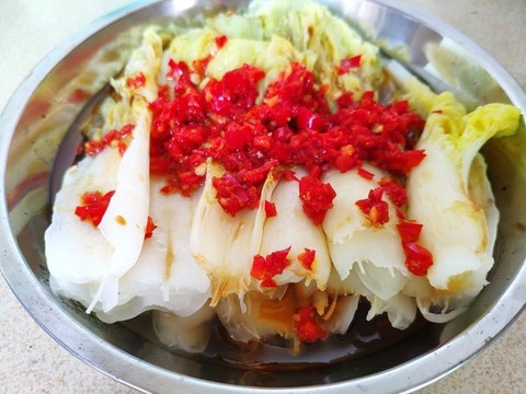 白灼娃娃菜
