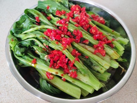 油淋菜心
