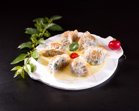 韭菜煎餃
