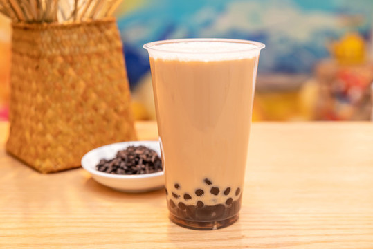 大紅袍珍珠奶茶
