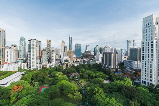 泰國曼谷城市天際線