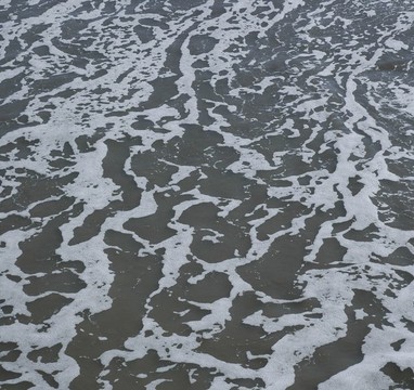 海浪近景特寫