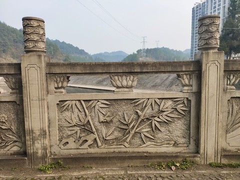 竹子石材雕刻